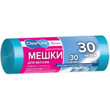 Мешки д/мусора Clear Line Арома 30л 30шт Морской бриз  Мешки д/мусора Clear Line Арома 30л 30шт Морской бриз