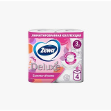 Туал.бумага Зева Делюкс с ароматом Ромашки Зсл 4шт 