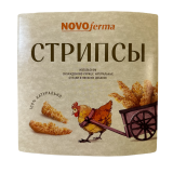 Стрипсы куриные п/ф из мяса птицы ц/б натур. зам. 400г 6шт.ООО Новоферма  Стрипсы куриные п/ф из мяса птицы ц/б натур. зам. 400г 6шт.ООО Новоферма