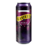 Пивной напиток Кастил Рубус Фрамбуаз тёмный фильтр.пастер.7% 0,5л ж/б 