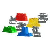 Набор формочек Крепость с фигурками воинов . Пластмастер арт.70060 