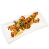 Шашлычок из лосося с креветками кг КУЛИНАРИЯ