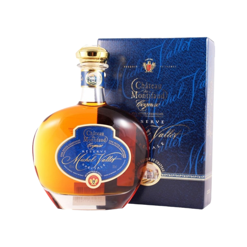 Коньяк П.Шампань Шато де Монтифо Резерв Спесьяль Мишель Валле 40% 0,7л п/уп 