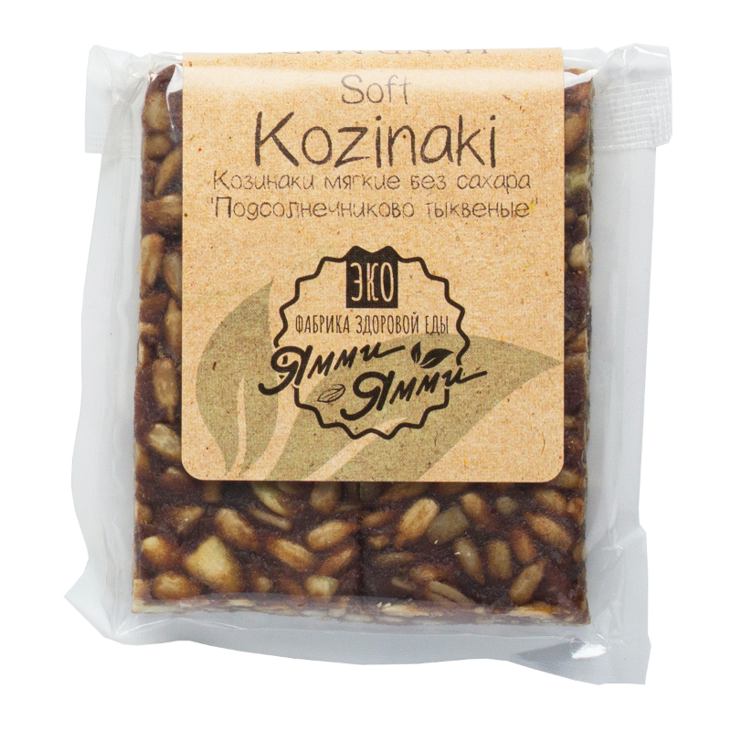 Козинаки Ямми Ямми б/сах подсолнечник+тыква  60г