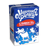 Сливки стерил.Молочная Речка 10% 200г 
