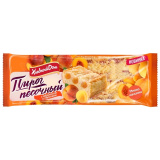 Пирог песочный с начинкой абрикос-персик 300гр Хлебный дом