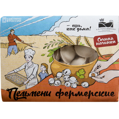 Пельмени Фермерские 450г ФХ Герасименко: заказать свежие продукты ...