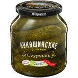 Огурчики Лукашинские малосольные По-Суздальски бочковые 670г