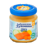 Пюре Рагу овощное с семгой 100г Бабушкино Лукошко 