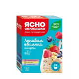 Каша овсяная ассорти Ясно Солнышко Ленивая овсянка 240г 40г*6 шт 