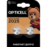 Батарейка Opticell Spesiality CR2025  литиевая  2шт