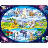 Игрушка Пазл Планета животных NM6