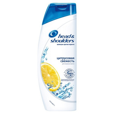 Шампунь H&SH Цитрус.свежесть 400мл 