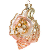 Украшение Ракушка Тритон "Острова Океании" (стекло) 9х7,5х11,5см 243040