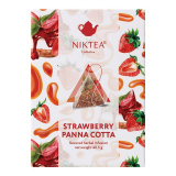 Чай Niktea травяной Клубничная Панна-Котта 15*2,7г пирамидки Чай Niktea травяной Клубничная Панна-Котта 15*2,7г пирамидки