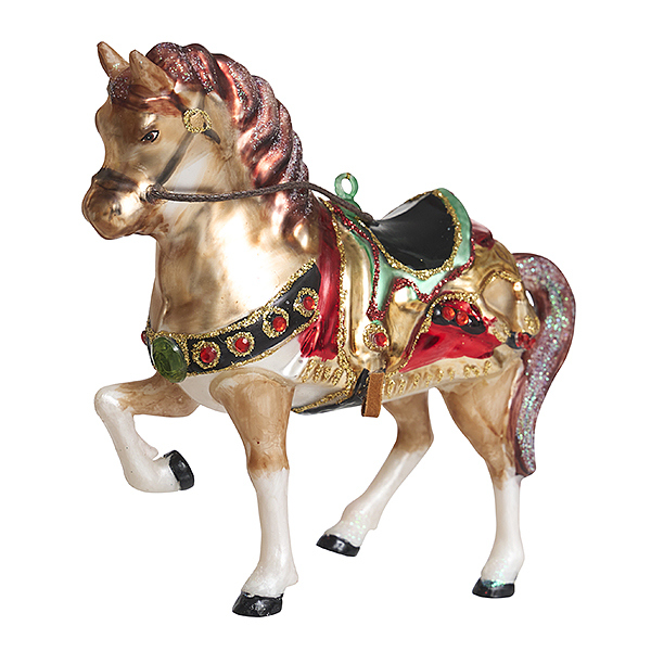 Украшение Лошадь "Королевские конюшни" (стекло) 11,5х4,5х11,5 см 223131