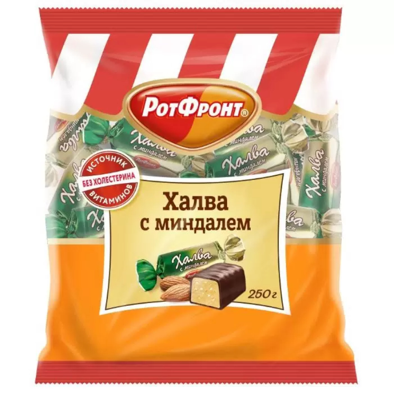 Халва Рот Фронт с миндалем 250г