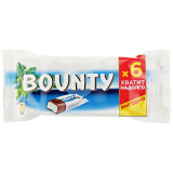Шок.батончик Баунти 6*27,5 г мультиупаковка 