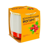 Йогурт Коломенский 5% Земляника  170 г стекло