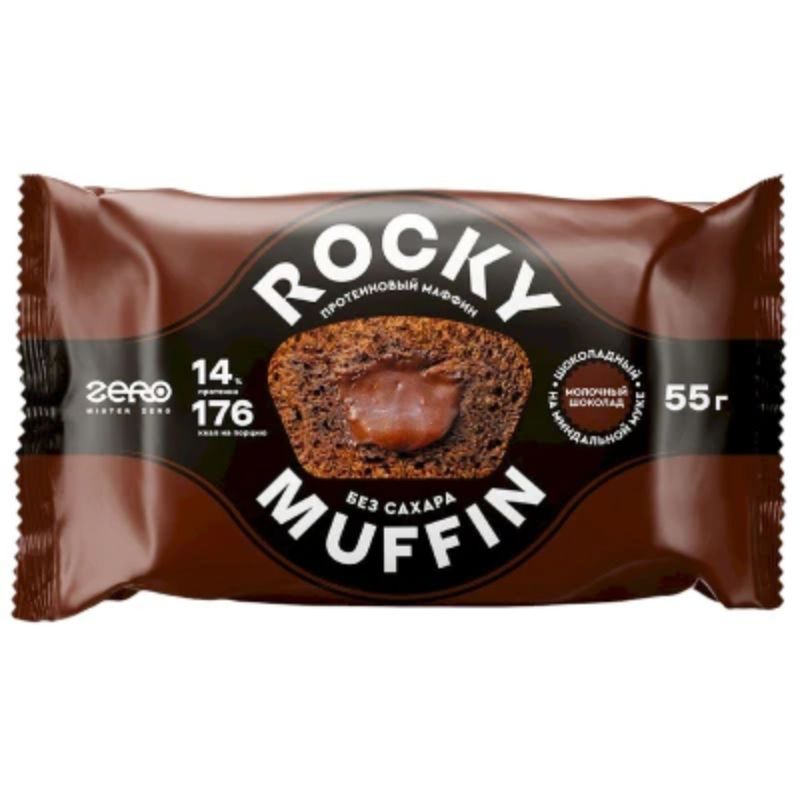 Шоу-бокс Маффин Шоколадный с начинкой Карамель 55г