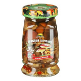 Грибы маринованные Ассорти ГРИБНОЙ БОЧОНОК Экопродукт 340г 