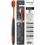 Зубная щетка средняя Biomed Black с древесным углем