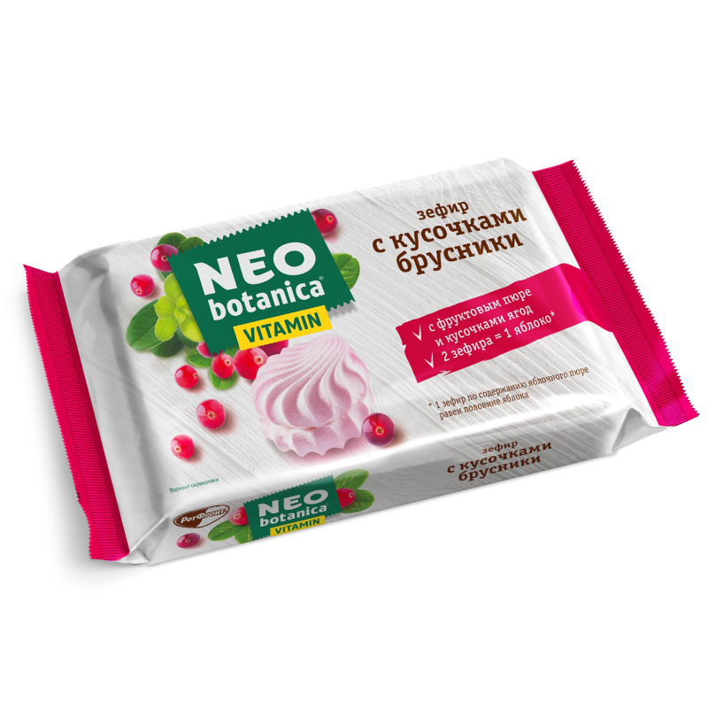 Зефир с кусочками брусники Neo botanica VITAMIN 250г 