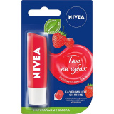 Бальзам д/губ Клубничное сияние 4,8г NIVEA LIP CARE 
