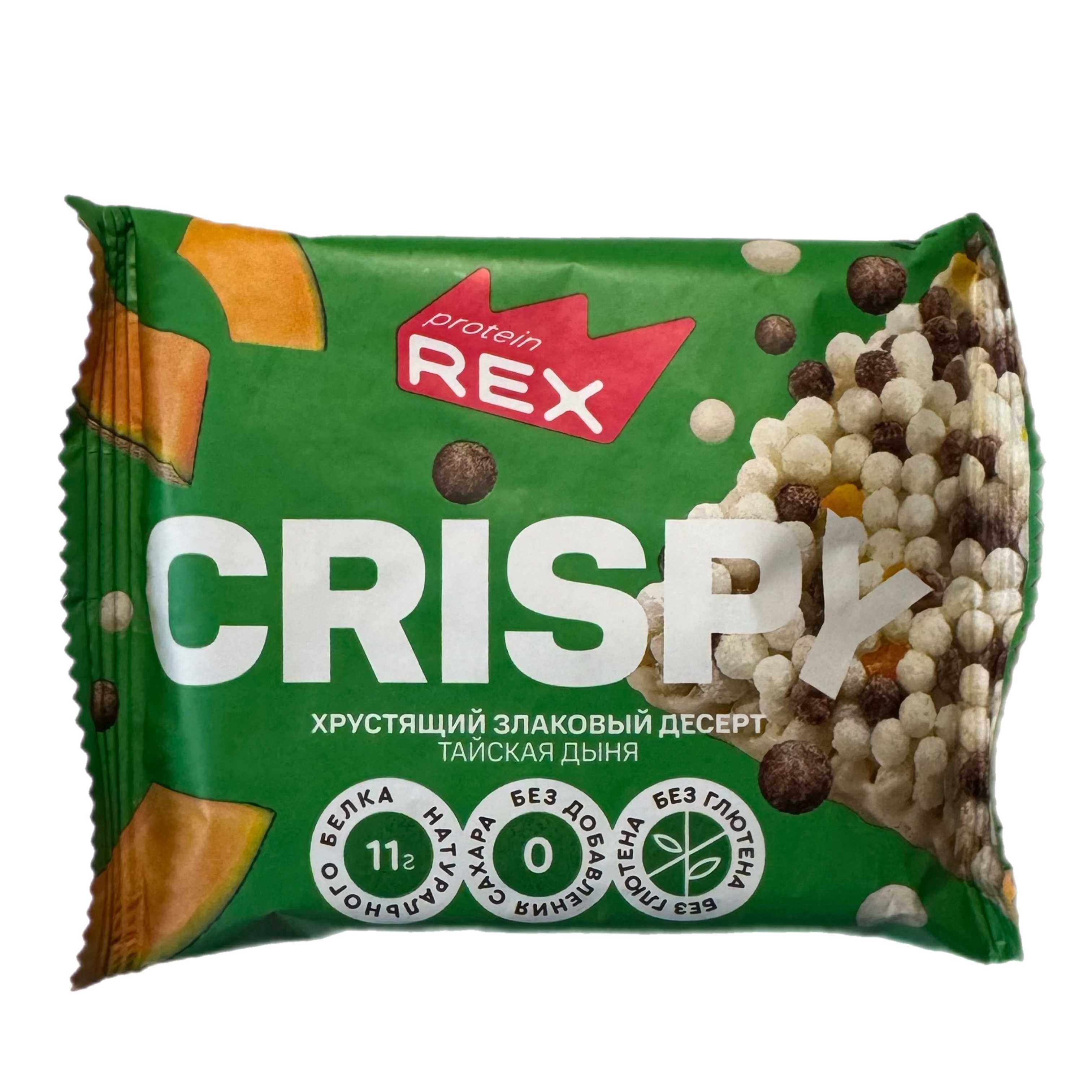 Хлебцы Protein REX протеинно-злаковые Тайская дыня 55г CRISPY