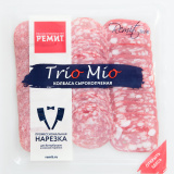 Колбаса нарезка Ассорти Trio Mio с/к 100г Ремит  