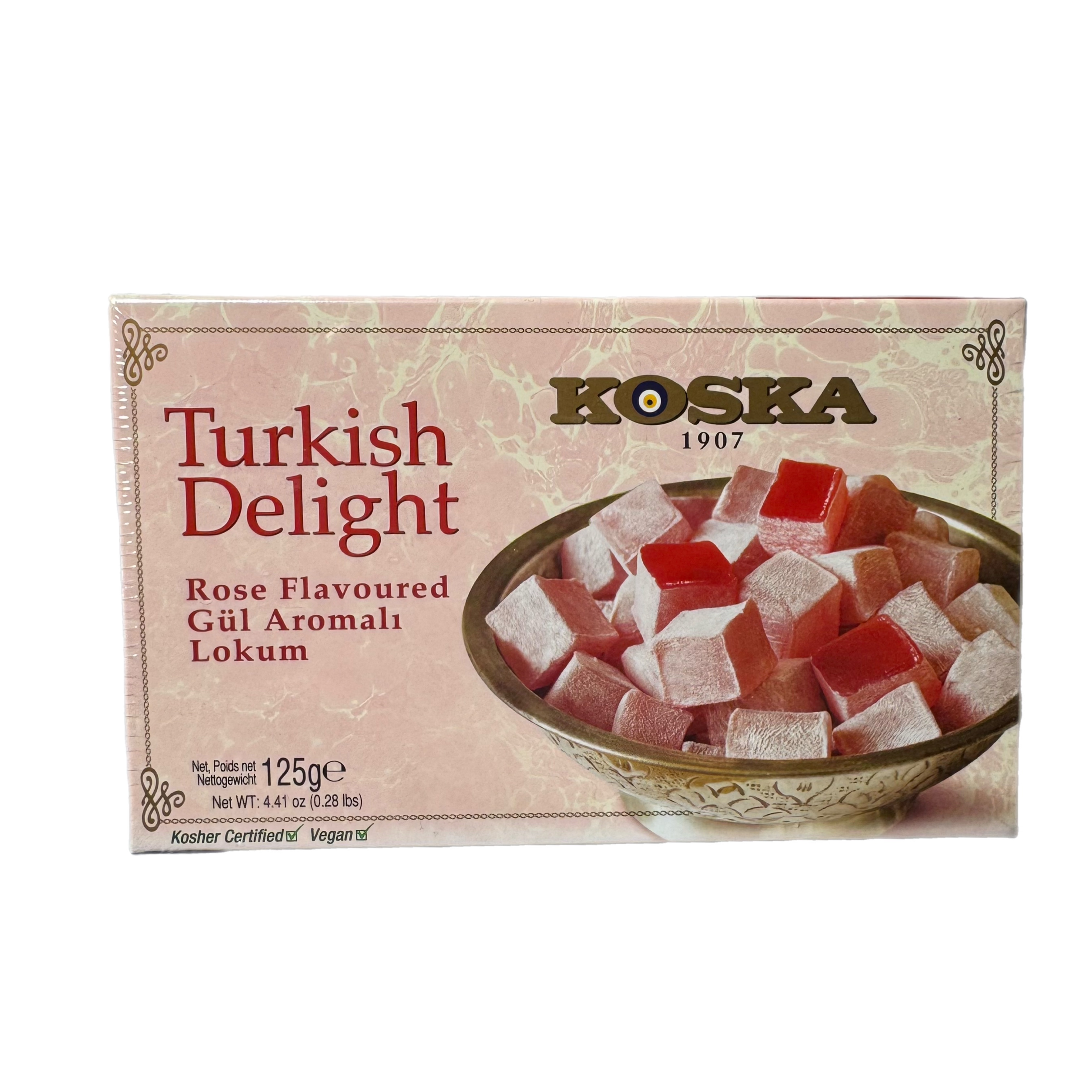 Рахат-лукум Koska с ароматом розы  GUL Aromali 125г