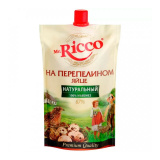 Майонез М-Р Рикко 67% Перепелиный  Органик  205г  дой-пак  