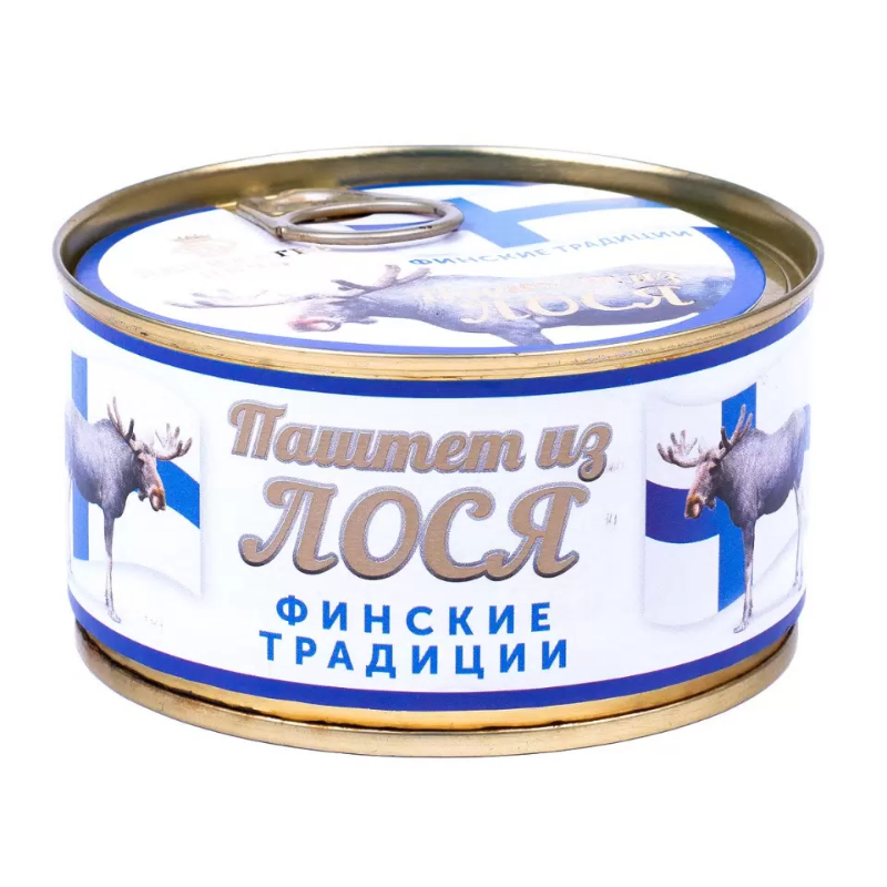 Паштет из мяса лося Финские традиции ж/б 