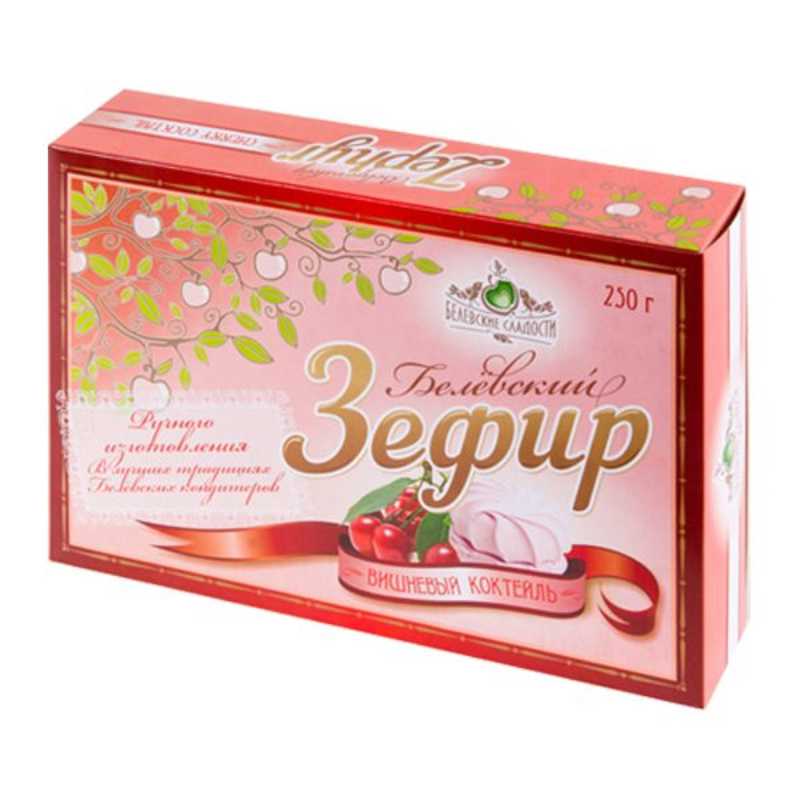 Зефир Белевский Вишневый коктейль 250г 