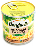 Кукуруза Бондюэль сладкая молодая 340г ж/б  
