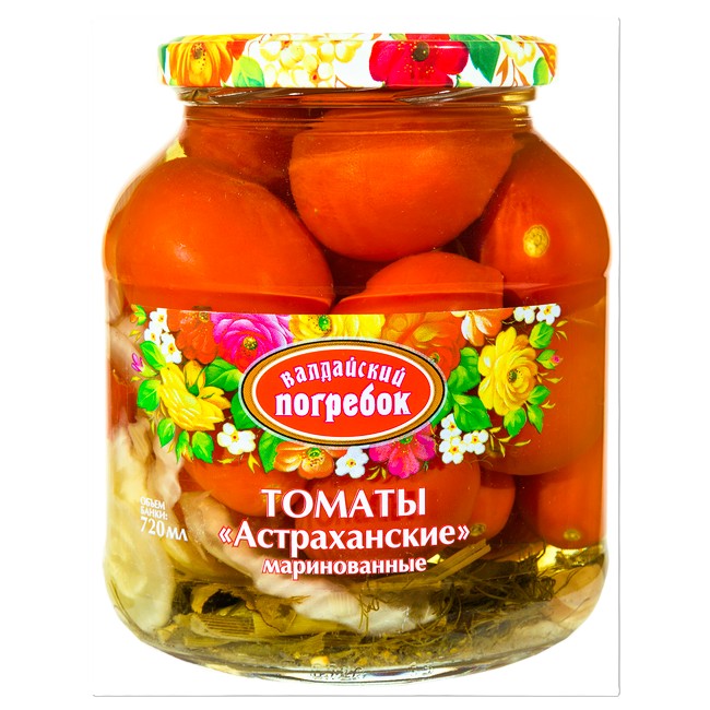 Томаты Астраханские маринованные с луком 720г ТУ 