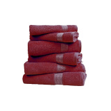 Полотенце махровое 70*135 Кристаллики бордо 1072