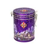 Чай Хилтоп Подарок Цейлона черный лист 50г ж/б круглая банка