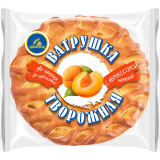 Ватрушка Творожная с абрикос.начинкой 240г Каравай 