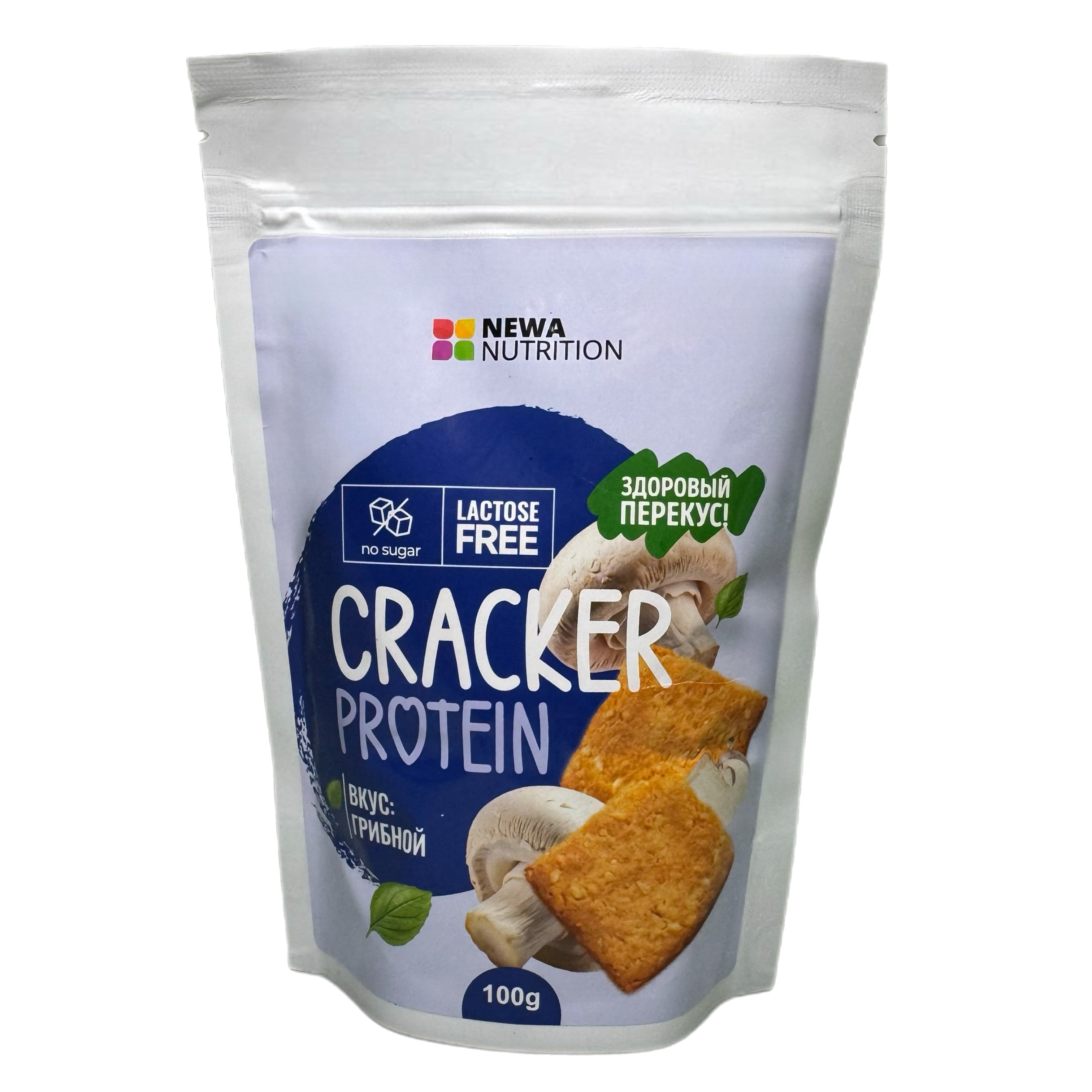 Печенье крекер  со вкусом грибы 100г NEWA NUTRITION