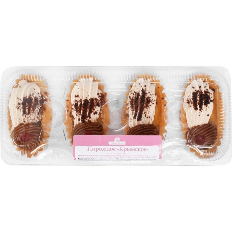 Набор пирожных Крымское 70г*4шт Невские Берега 
