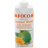 Вода кокосовая FOCO  с соком манго 330 мл 