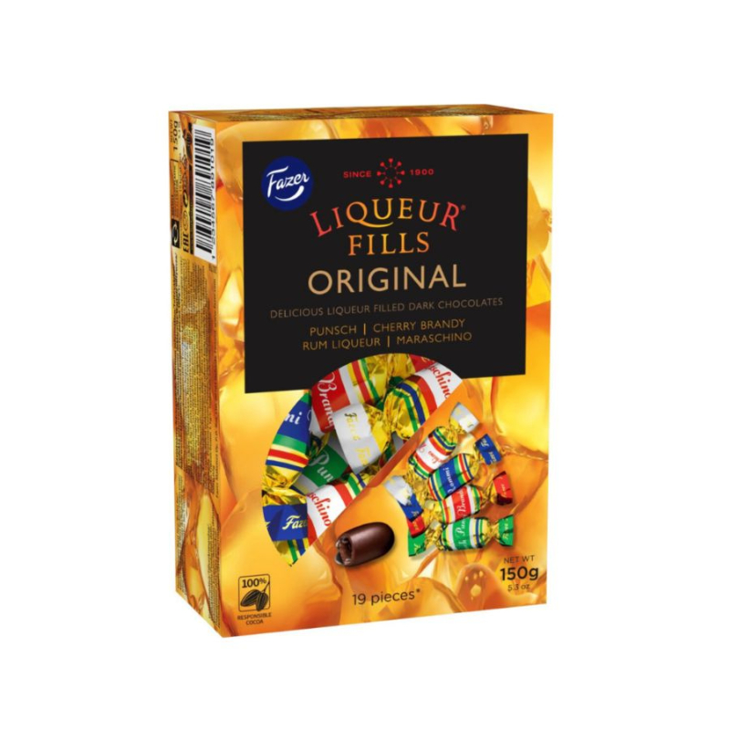 Конфеты Карл Фацер с ликером шоколадные 150г