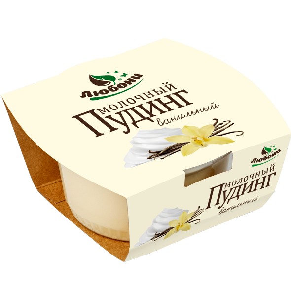 Десерт молочный Пудинг ванильный 3,8% 120 г Любони ЦЕНА МЕСЯЦА ФЕВРАЛЬ 45-20