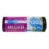 Мешки д/мусора Clear Line Дача и ремонт 120л 10шт.  