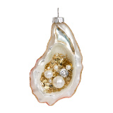 Украшение Устрица "Острова Океании" малая (стекло) 5х3,5х10 см 243068