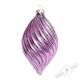 Украшение Капля "Сиреневый спектр" (стекло) 8х8х15 см AXM197