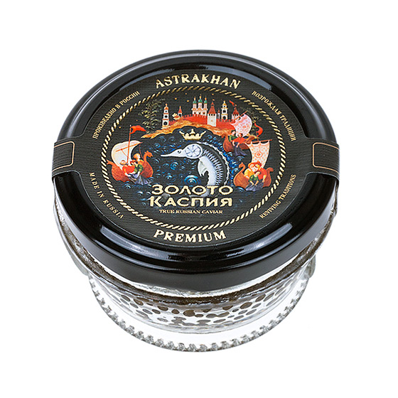 Икра зернистая осетра забойная Премиум ст/б 50г Золото Каспия