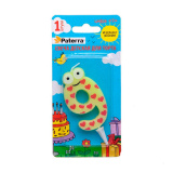 Свеча детская д/торта цифра 9 в упаковке Paterra 401-530