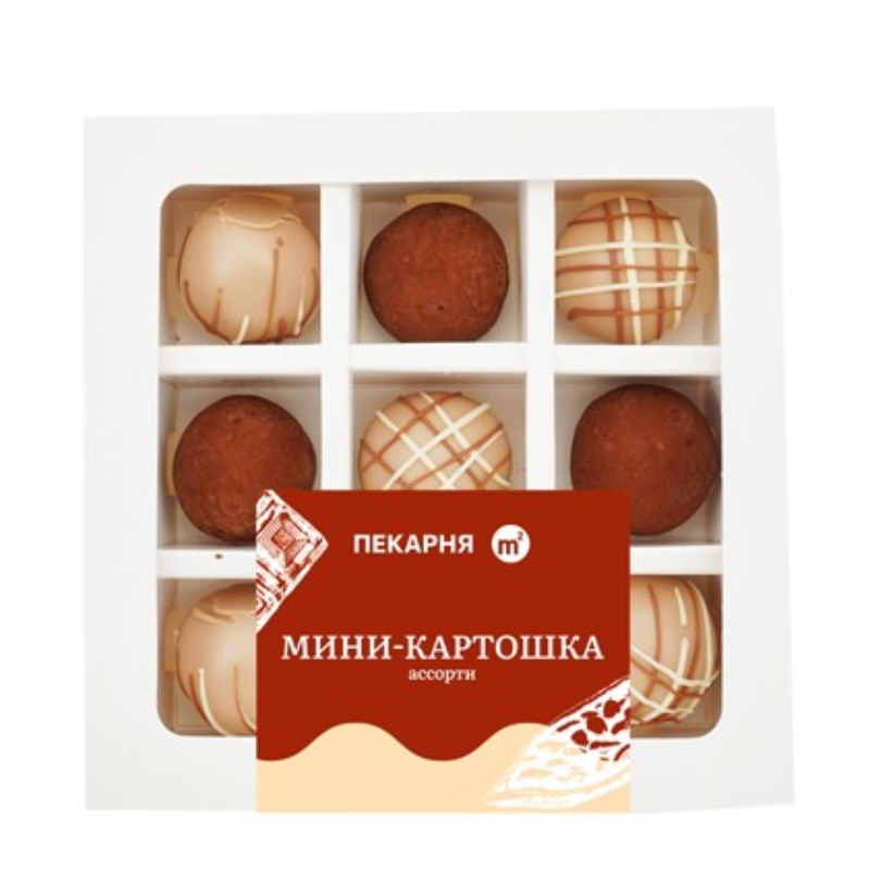 Пирожное мини Картошка ассорти 160г фермерское